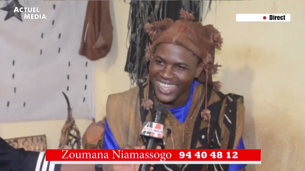 Zoumana Niamassogo dans l'émission Doni Kene sur Actuel Média