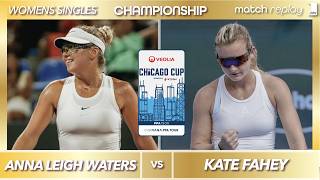 Anna Leigh Waters vs Kate Fahey Championship Match at the PPA Veolia Chicago Cup
