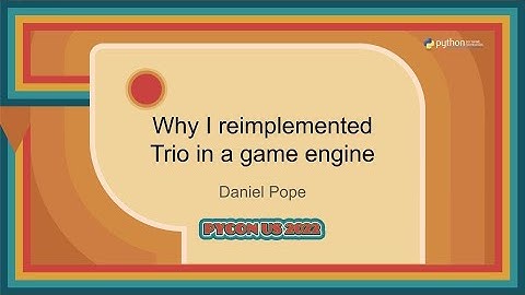 Talk - Daniel Pope: Why I reimplemented Trio in a game engine