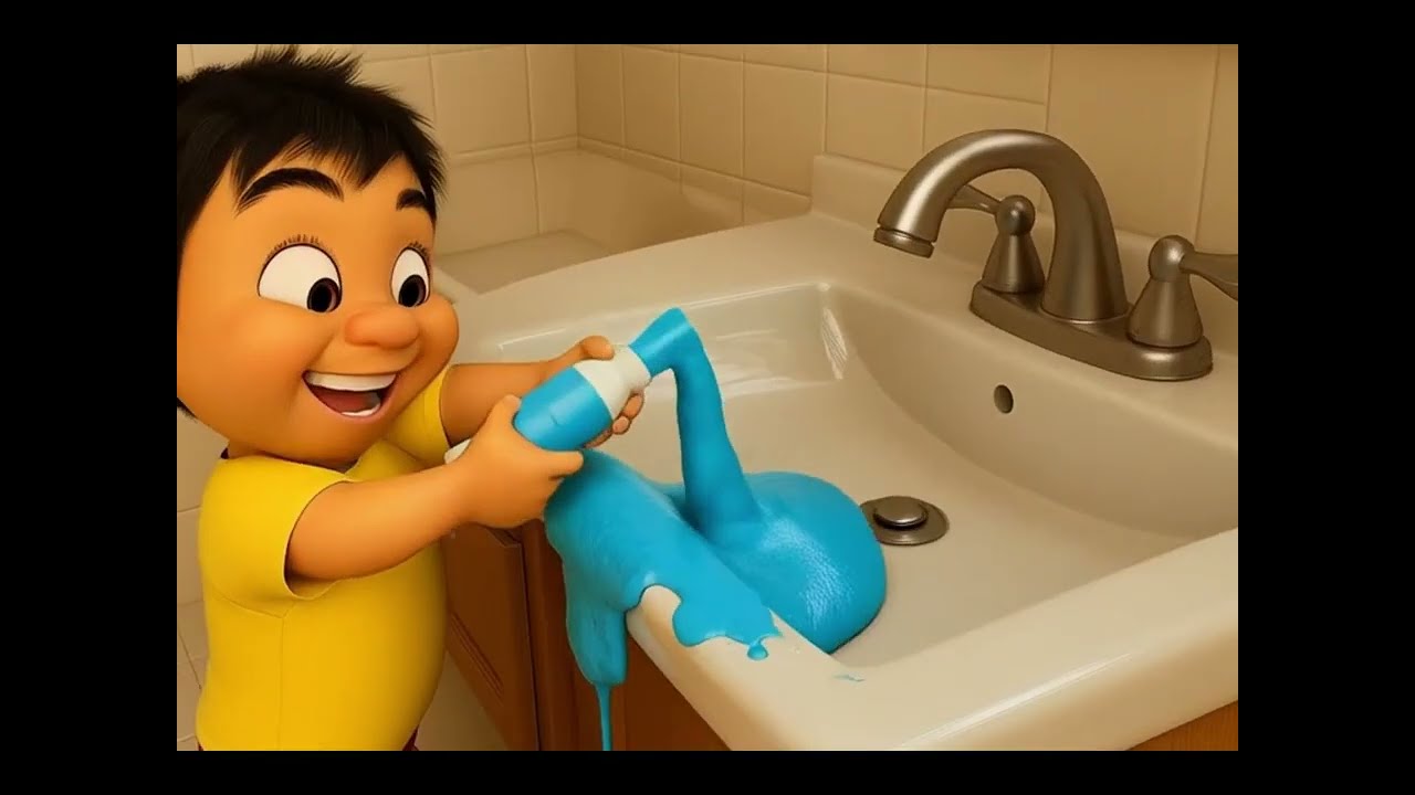 THE TOOTHPASTE DISASTER 😂 | Funny Moral Story for Kids