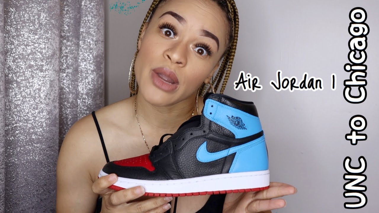 UNC TO CHICAGO JORDAN 1!! REVIEW & ON FEET!