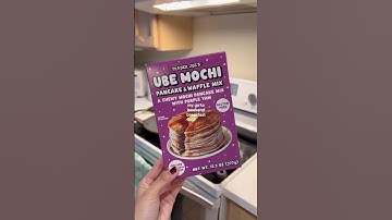 ube and mochi???  #breakfastideas #ube #traderjoesfavorites #cookingvlog #shorts #fyp