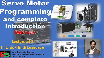 30-Servo Motor Delta PLC Programming & Introduction  | Servo Motor Wiring | Drive ASDA-B2 Urdu/Hindi