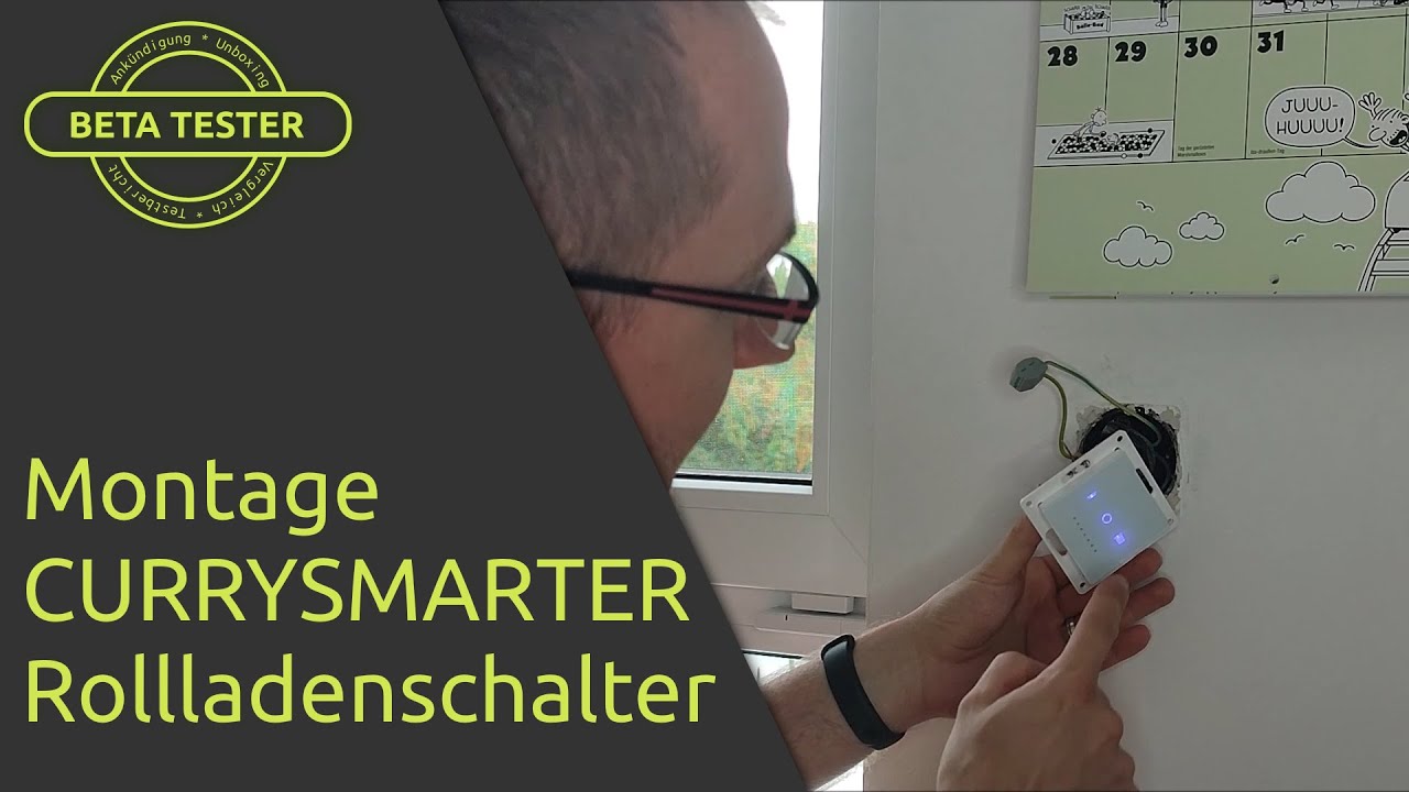 SMARTERCURRY WLAN Gurtwickler - Smart Rollladensteuerung Alexa Google