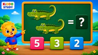 Count the Crocodiles 🐊 | Learn Counting for Kids | Preschool Math Game | Kiddo Study screenshot 2