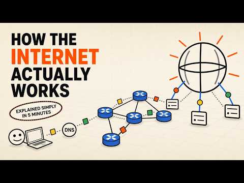 How the Internet Actually Works (Explained Simply in 5 Minutes)