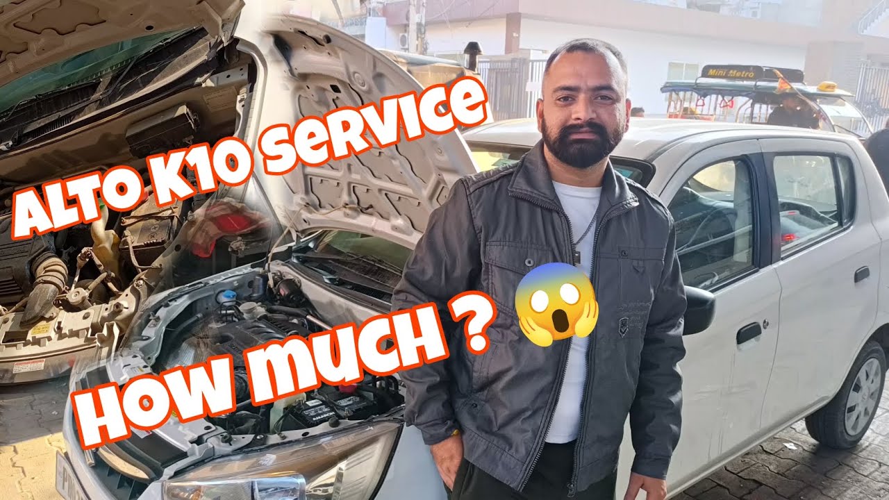 Maruti Suzuki Alto K10 service How much ? 😱 Air filter, Oil filter