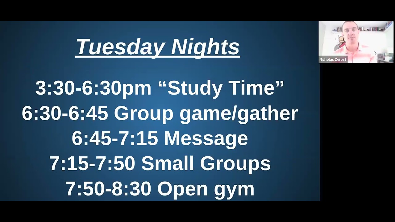 Lighthouse Student Ministry (Hydrate) Information