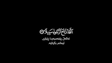 ويوم يعض الظالم على يديه شاشة سوداء | الشيخ #رعد_الكردي #سورة_الفرقان شاشة سوداء