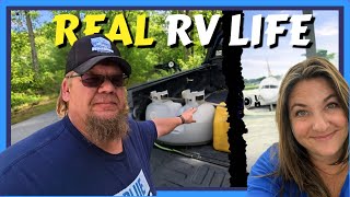 Real RV Life This Week | Propane Runs, RV Maintenance &amp; Airport Drop-Off