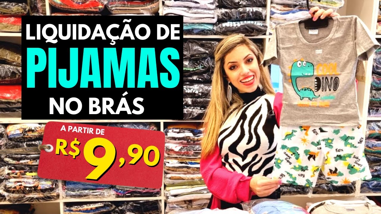 Pijamas No Atacado A R990 No BrÁs Youtube 