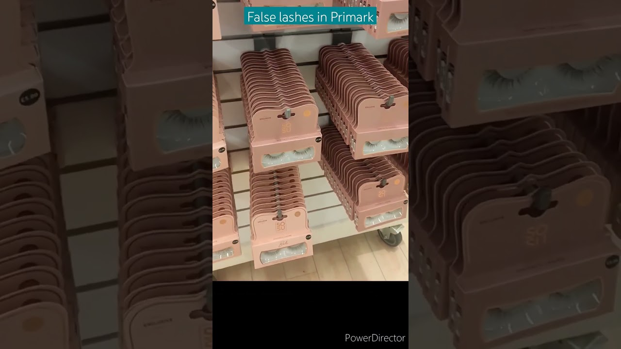 False lashes in Primark