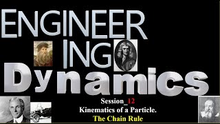 Dynamics 12 Kinematics of a Particle
