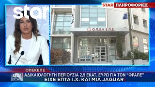 ΟΠΕΚΕΠΕ: Αδικαιολόγητη περιουσία 2,5 εκατ. ευρώ για τον "Φραπέ" | Κεντρικό Δελτίο | 22.10.2025