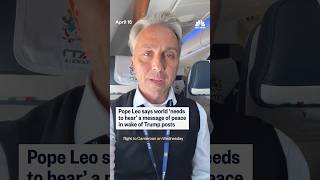 Thumbnail for Pope Leo says world 'needs to hear' a message of peace in wake of Trump posts