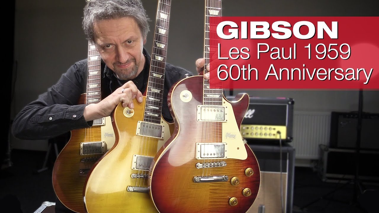 GIBSON Les Paul Standard 1959 60th Anniversary (Vergleich mit 58er & 60er)