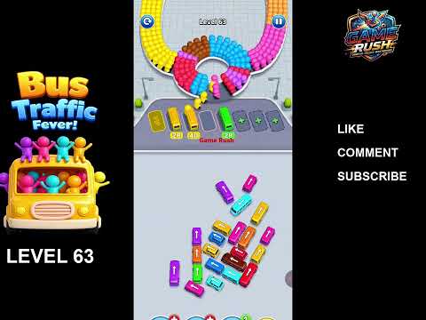 Bus Traffic Fever Level 63 walkthrough preview
