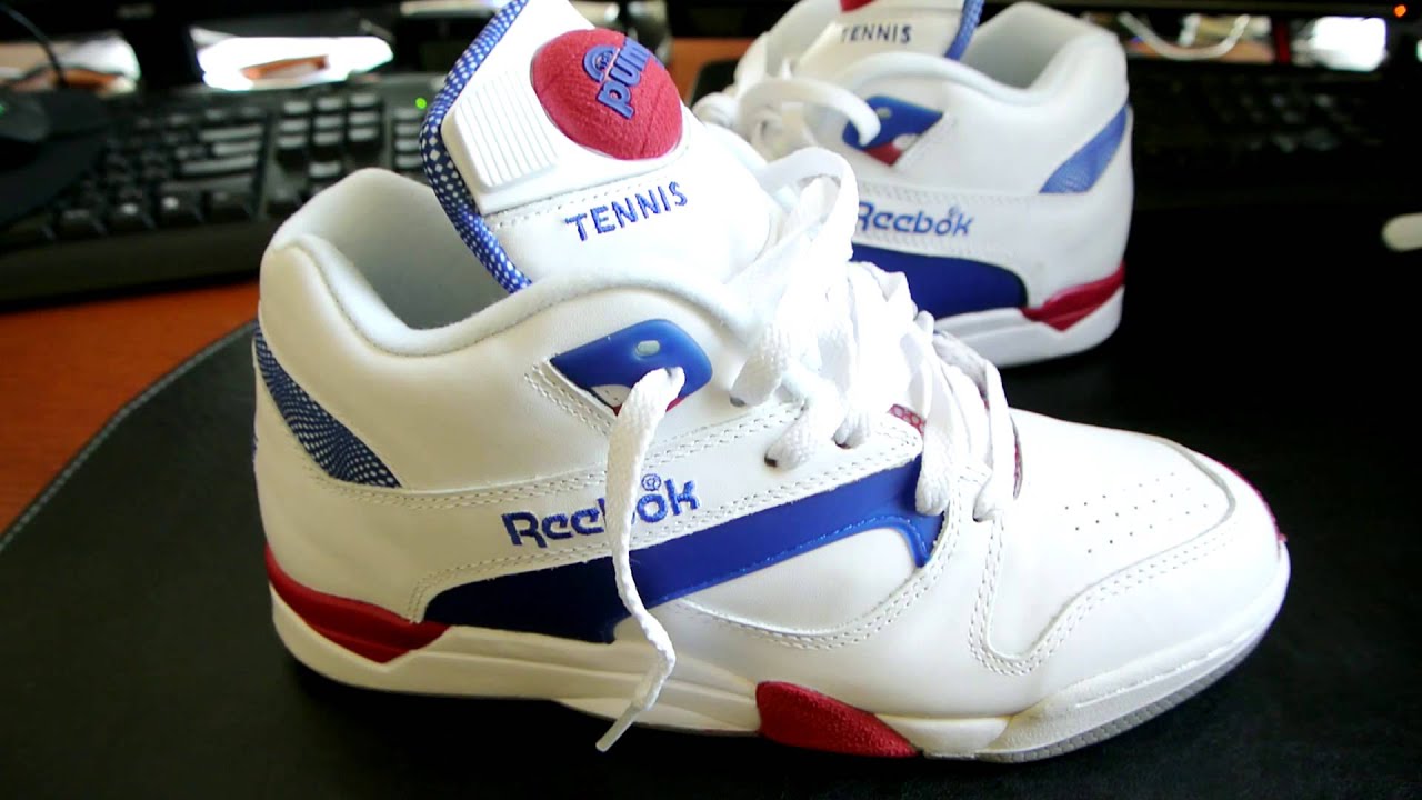 Reebok Court Victory - White, Royal and Crimson