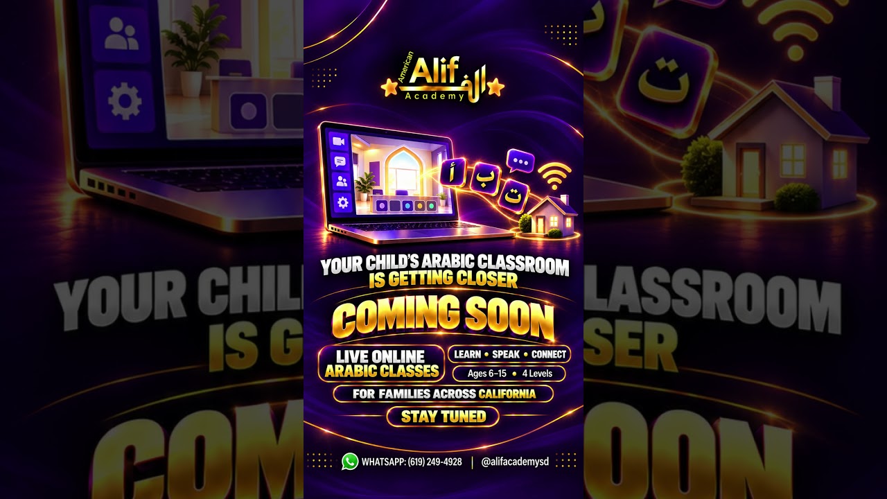 Live Online Arabic Classes for Kids in California | Coming Soon
