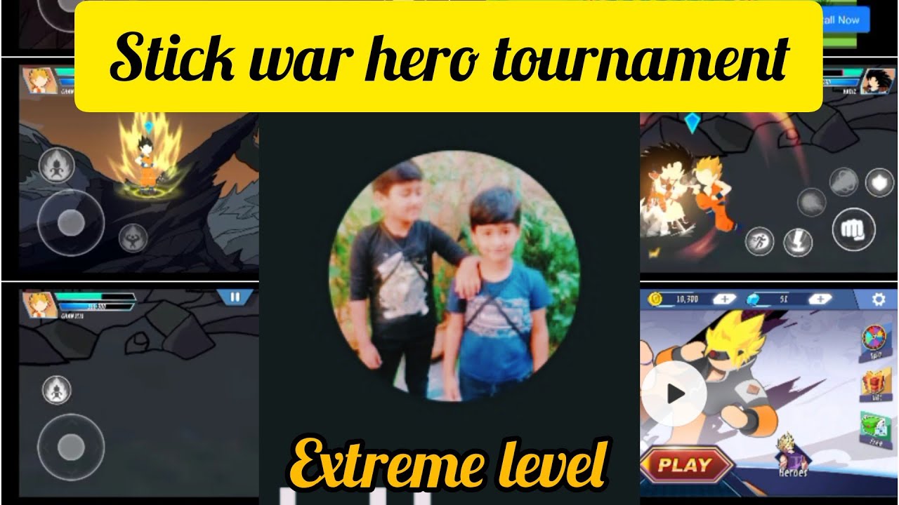 how to play stick war hero tournament || extreme level || amazing gameplay || Fun with Hassaan saad