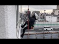 ロープアクセス 塗装作業4