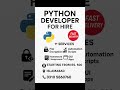 Python Developer for Hire – Fast Scripts &amp; Apps