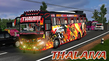 THALAIVA TN Private Bus Mod In Bus Simulator Indonesia - Bussid Bus Mod - Bussid Car Mod - Bussid