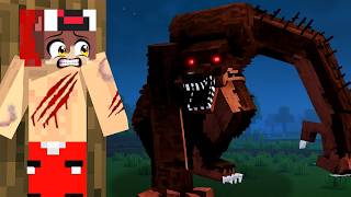 Instalé el Mod Mas Terrorífico BEAR.MAN en Minecraft...🐻💀