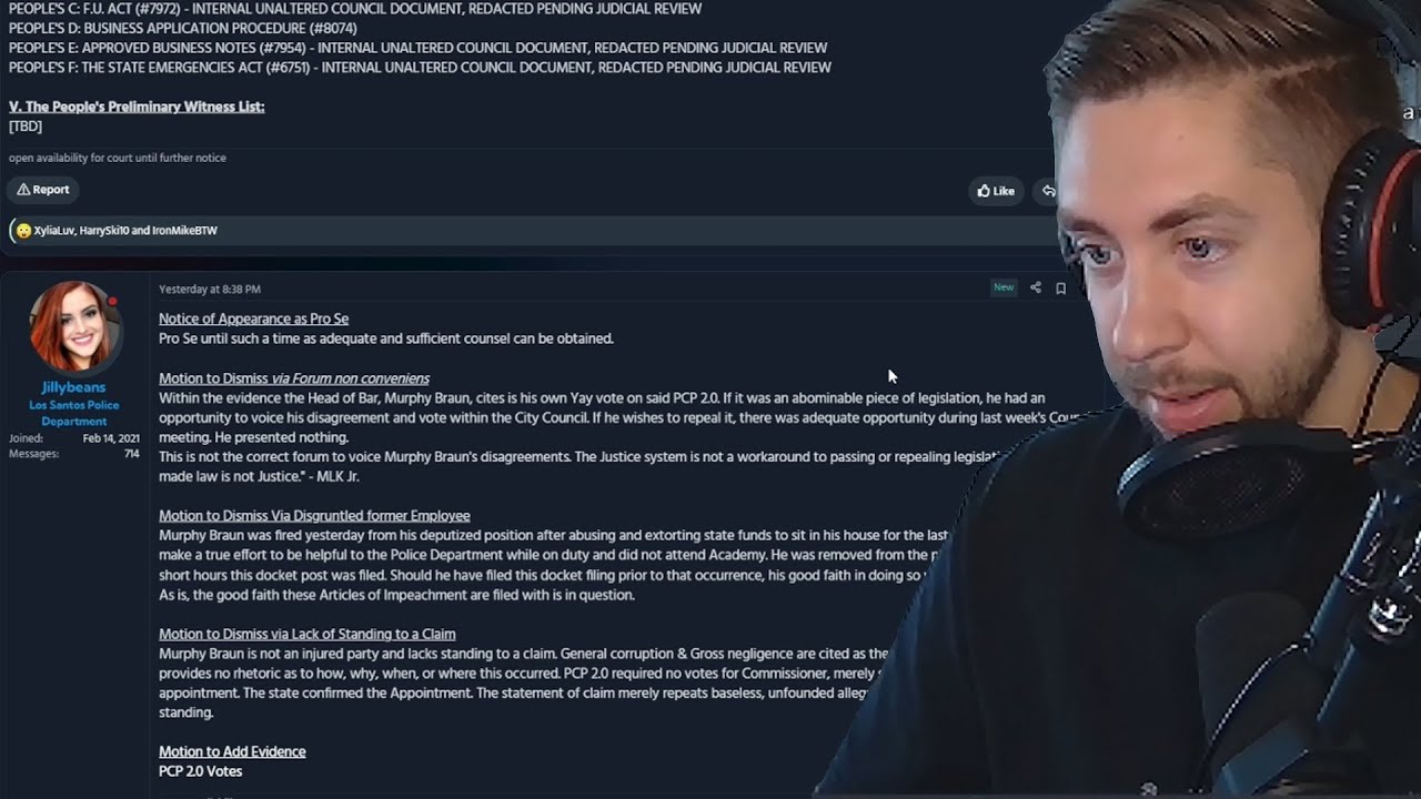 Kebun's Reaction to Siobhan and Murphy's Back-and-Forth at the Docket | Nopixel 4.0