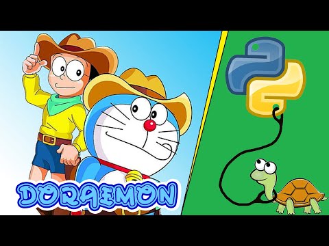 Doraemon Drawing in Python