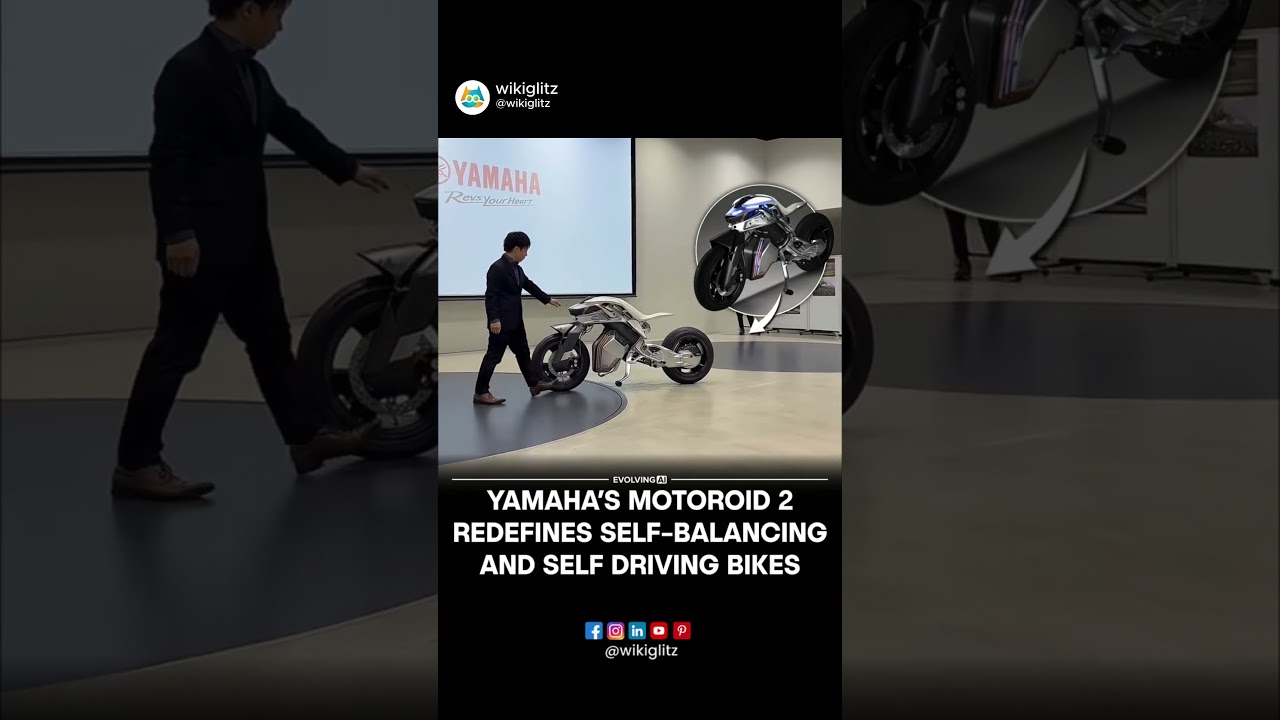 🔥Yamaha’s futuristic leap is here — the Motoroid 2!🤖