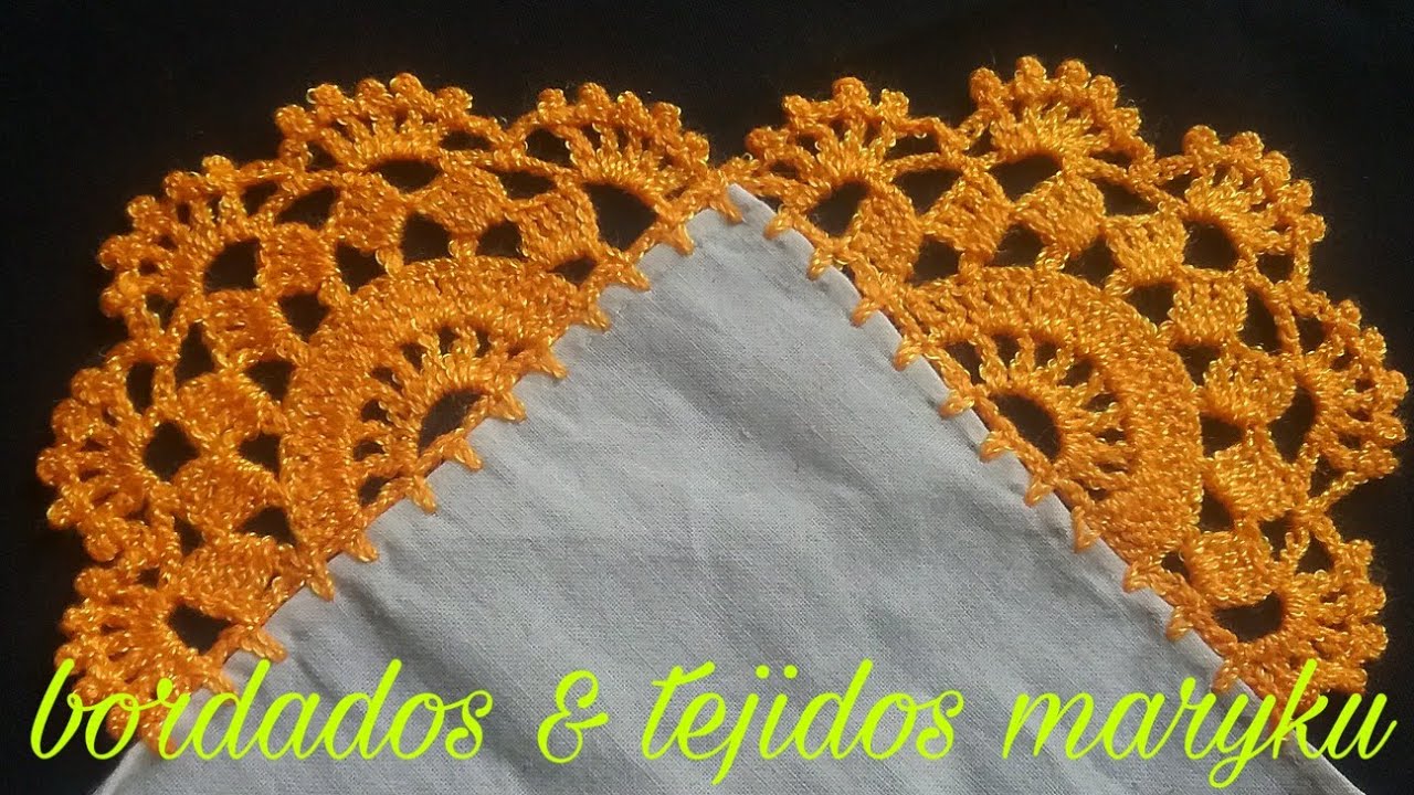 PUNTILLA DE UNA SOLA VUELTA #  62 (BORDADOS & TEJIDOS MARYKU)