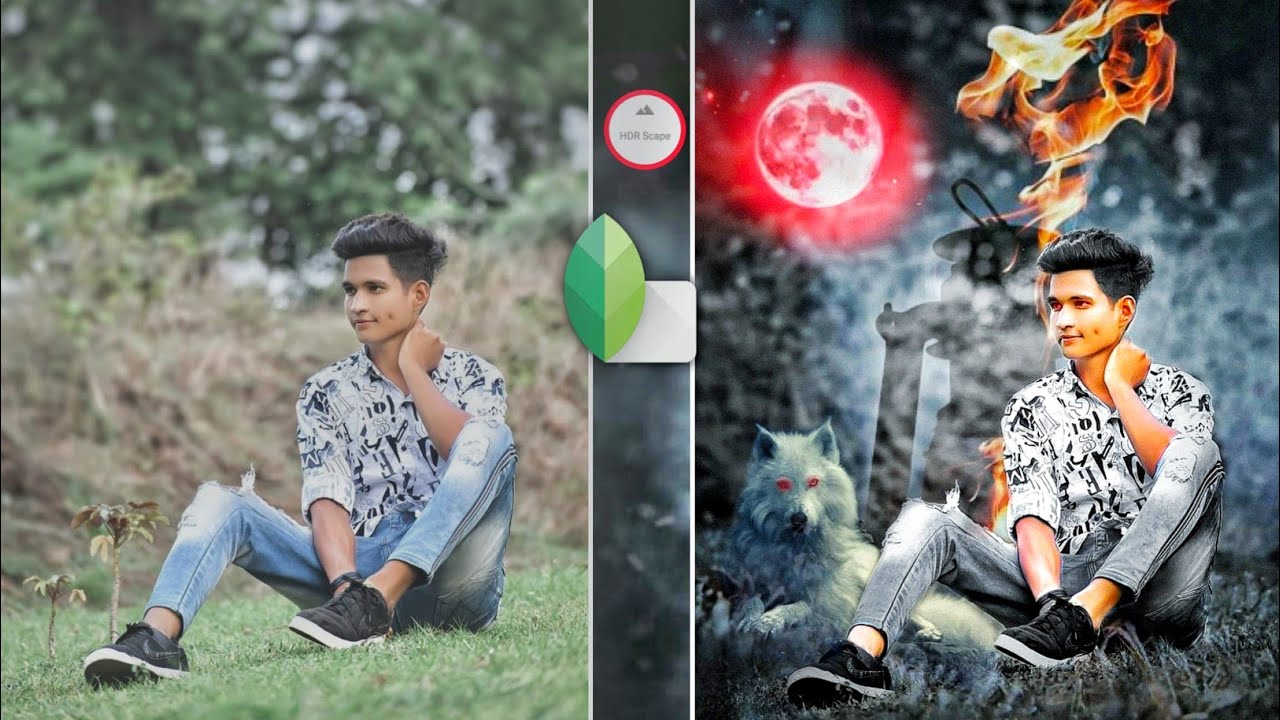 snapseed creative photo editing 2021|| Winter Wolf Photo Editing Tautorial Snapseed || photo editing