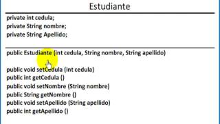 Parte III - P.O.O. en Eclipse (Explicación de una UML - Clase Estudiante)...!