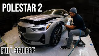 Full Llumar Paint Protection on Polestar 2