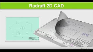 Drafting in RADAN Radraft 2D CAD Обработка чертежей в 2D
