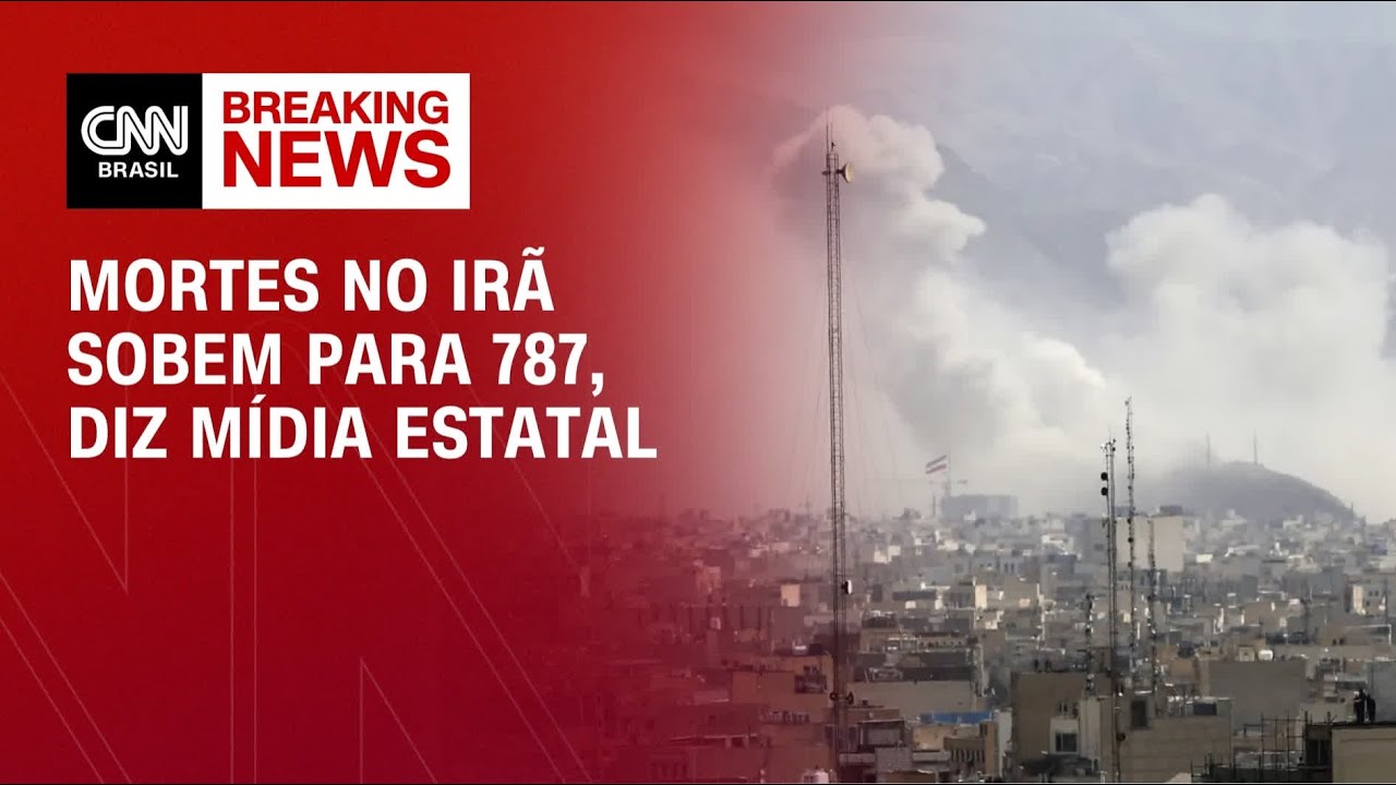 Sobe para 787 o número de mortos no Irã após início da guerra, diz agência | CNN NOVO DIA
