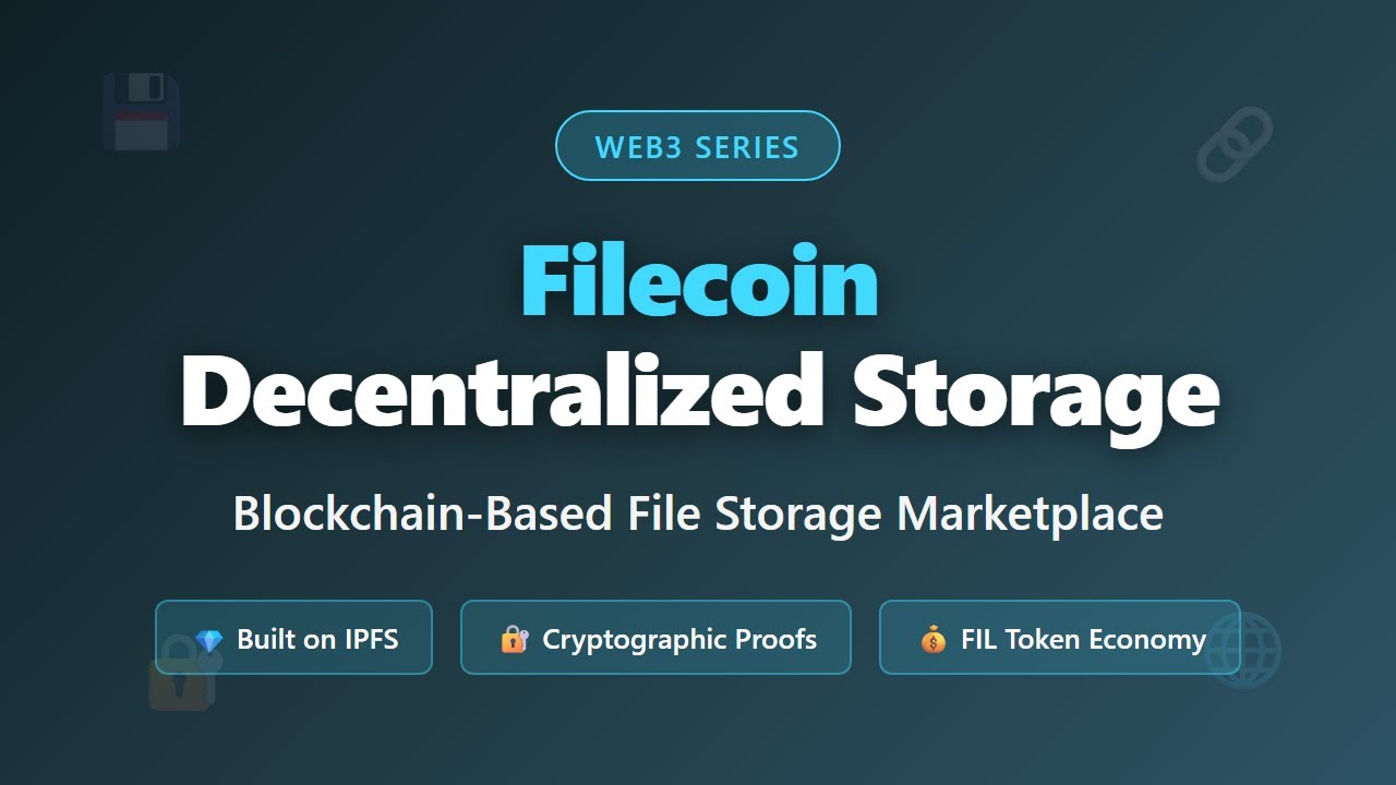 Filecoin Explained: Decentralized Storage Network for Beginners | Web3  Blockchain Tutorial