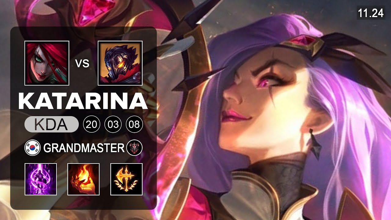 Katarina Mid vs Viktor - KR Grandmaster - PreSeason 12 patch 11.24