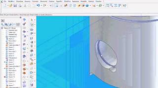 Pistone DT 125 - Modello CAD (solid edge)