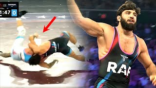 INSANE!!! Arman Tsarukyan Dominates NCAA Wrestler...(Arman Tsarukyan vs Lance Palmer)