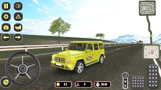 Mercedes Gelik Luxury Taxi Driver - City Passanger Taxi Driving Simulator 2022 - Android Gameplay screenshot 3