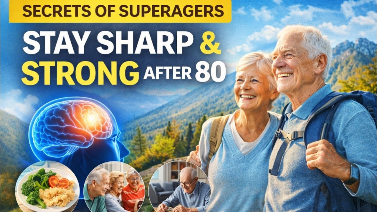 Secrets of Superagers: Why Some People Stay Sharp & Strong After 80 (Science Explains)