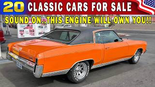 20 BEST CHEAP CLASSIC CAR FINDS for Sale CHEAP Too Good to Ignore🚗💥
