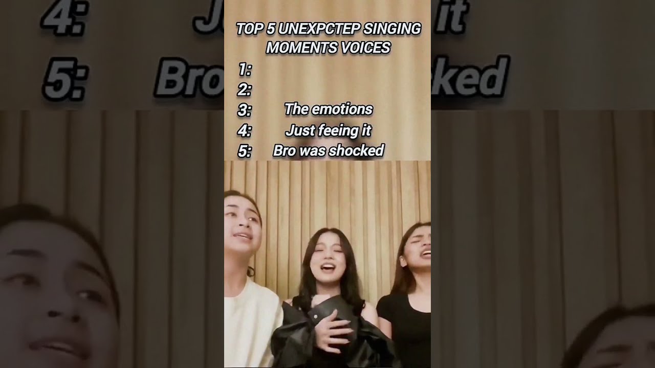 TOP 5 UNEXPECTED SINGING MOMENTS VOICES #beatsbyalan