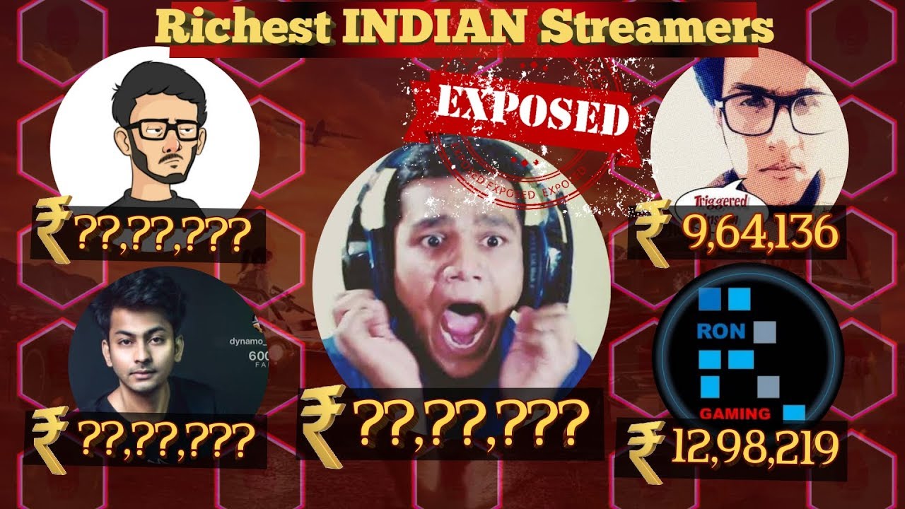 Richest Indian streamers EXPOSED!! (cariminati,beastboy,Dynamo,mortal