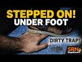STEPPED ON! Under Foot Challenge (Candid) 🔥