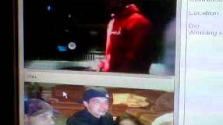 cris brown on video chat