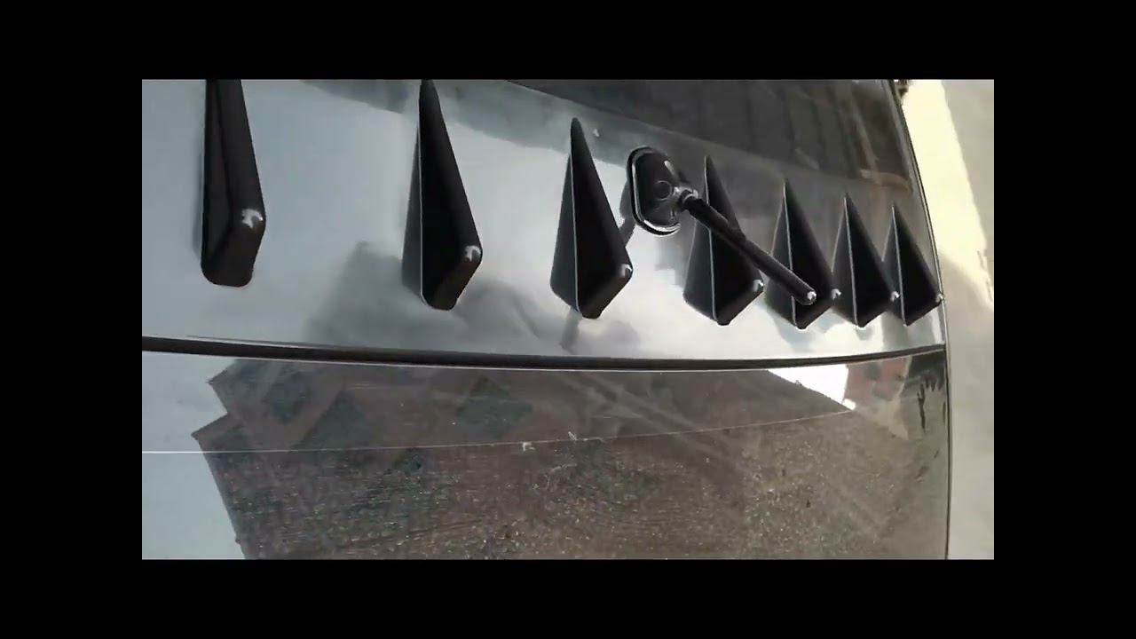 Rear Roof Spoiler Diffuser for Mitsubishi Lancer 2009-2016 Exterior Accessories, Body Kit, Roof Spoi