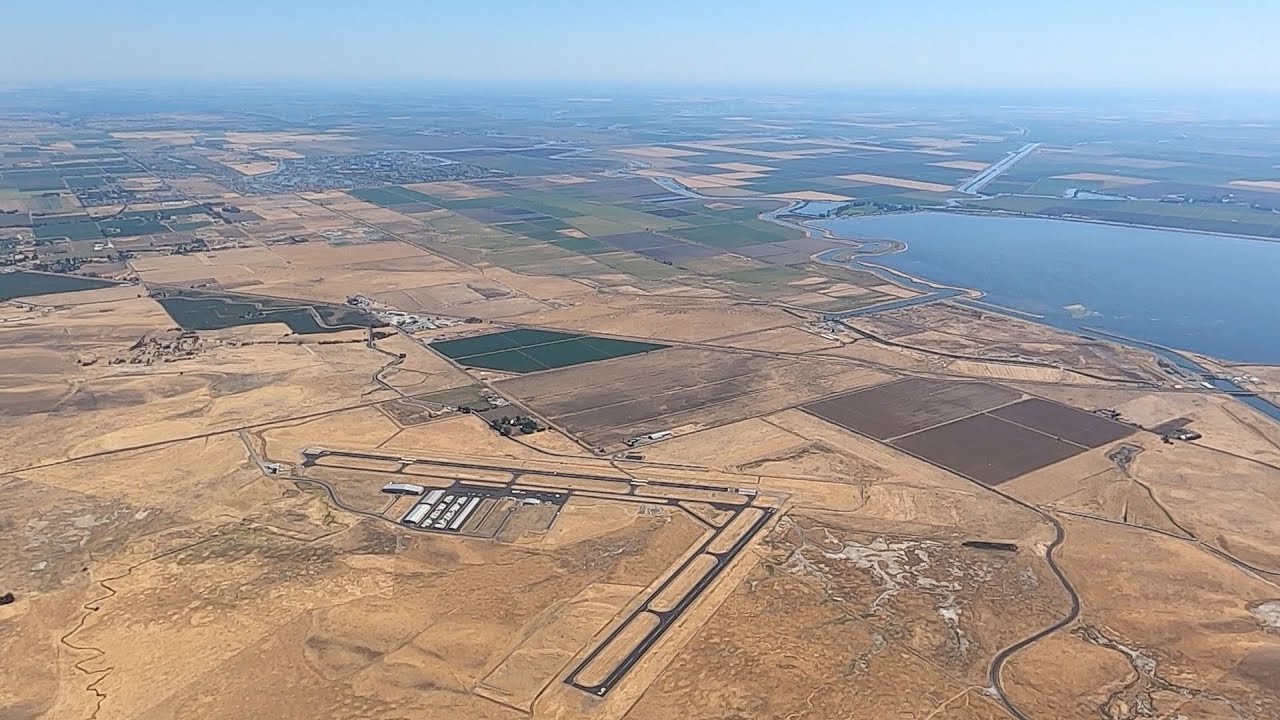 Flying over Byron (C83) Airport in California YouTube